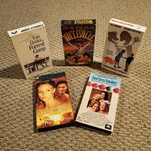 5 Vintage Films on VHS